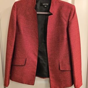 Kasper Red Shimmer Blazer